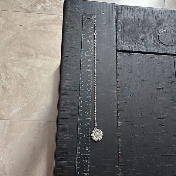 You Are My Sunshine Open Close Charm Locket Necklace Silver Tone Articulated - Picture 5 of 6